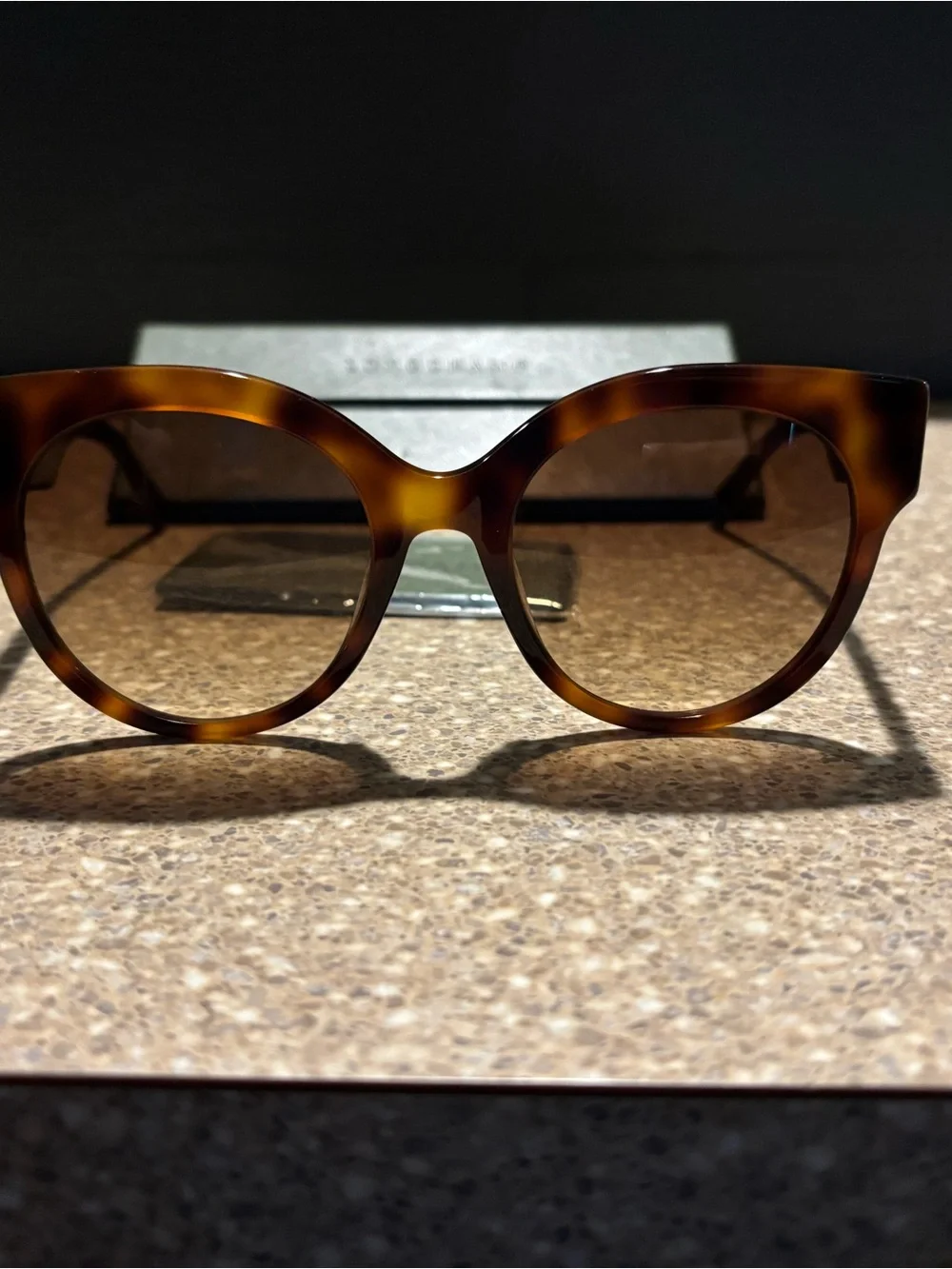 Longchamp Women's Tortoiseshell Sunglasses with Brown Gradient Lenses
